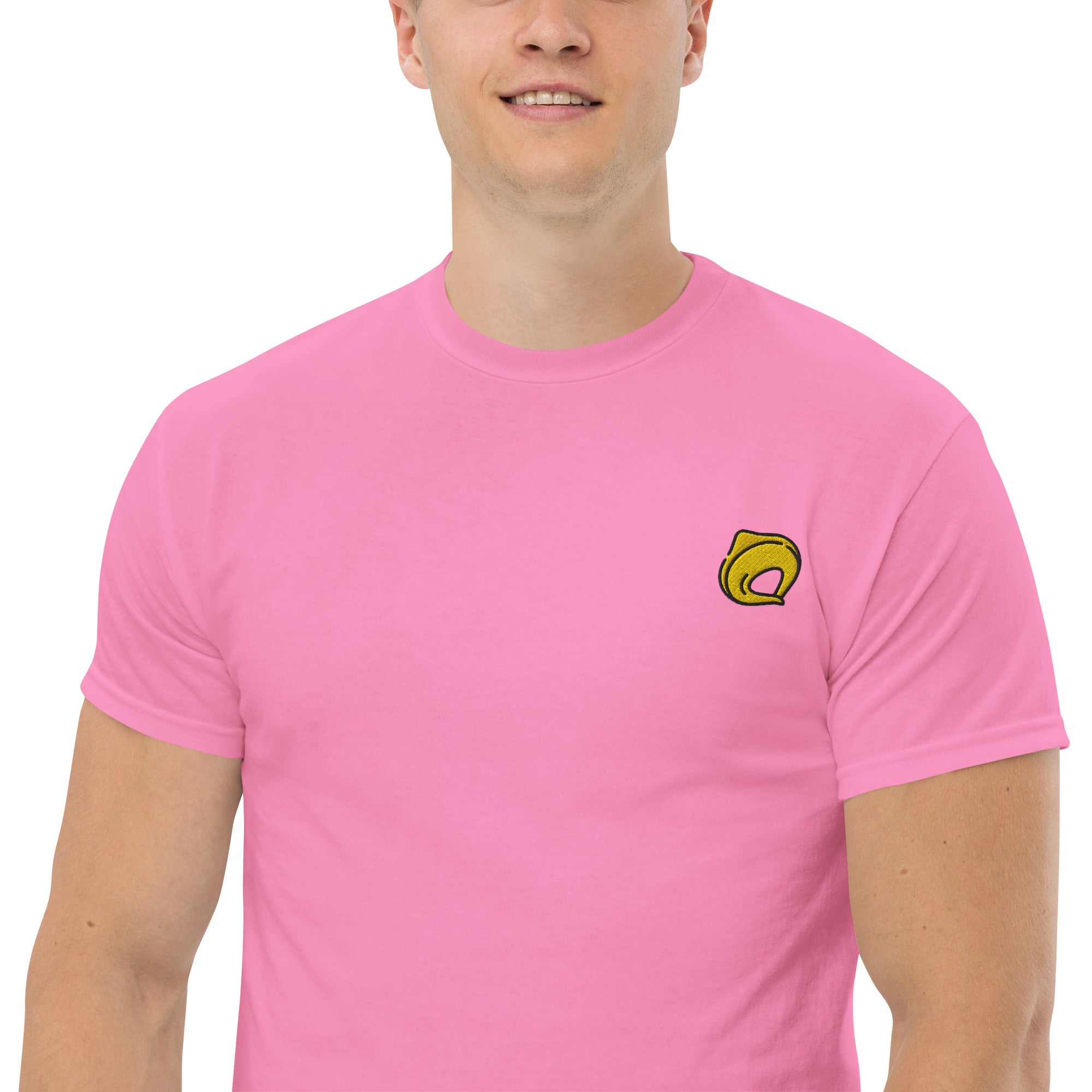 Ricamo Personalizzato - T-Shirt Unisex Ricamata 100% Cotone – Confortevole – Design Tortellino-Biiply