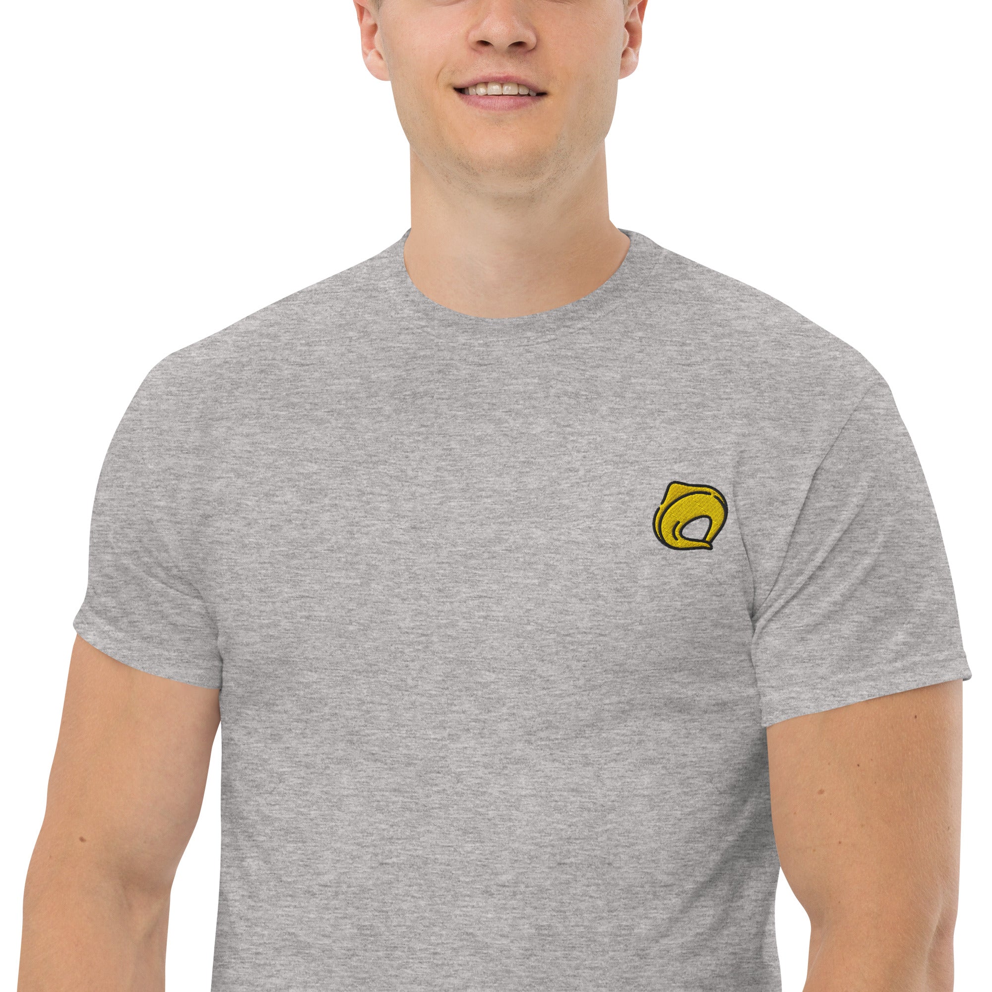 Ricamo Personalizzato - T-Shirt Unisex Ricamata 100% Cotone – Confortevole – Design Tortellino-Biiply