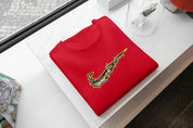 T-Shirt Unisex Ricamata 100% Cotone – Confortevole – Design Swoosh Zenitzu