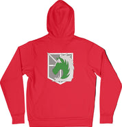 Felpa Ricamata Posteriormente Unisex – Morbida con Cappuccio e Tasca Frontale – Corpo di Gendarmeria