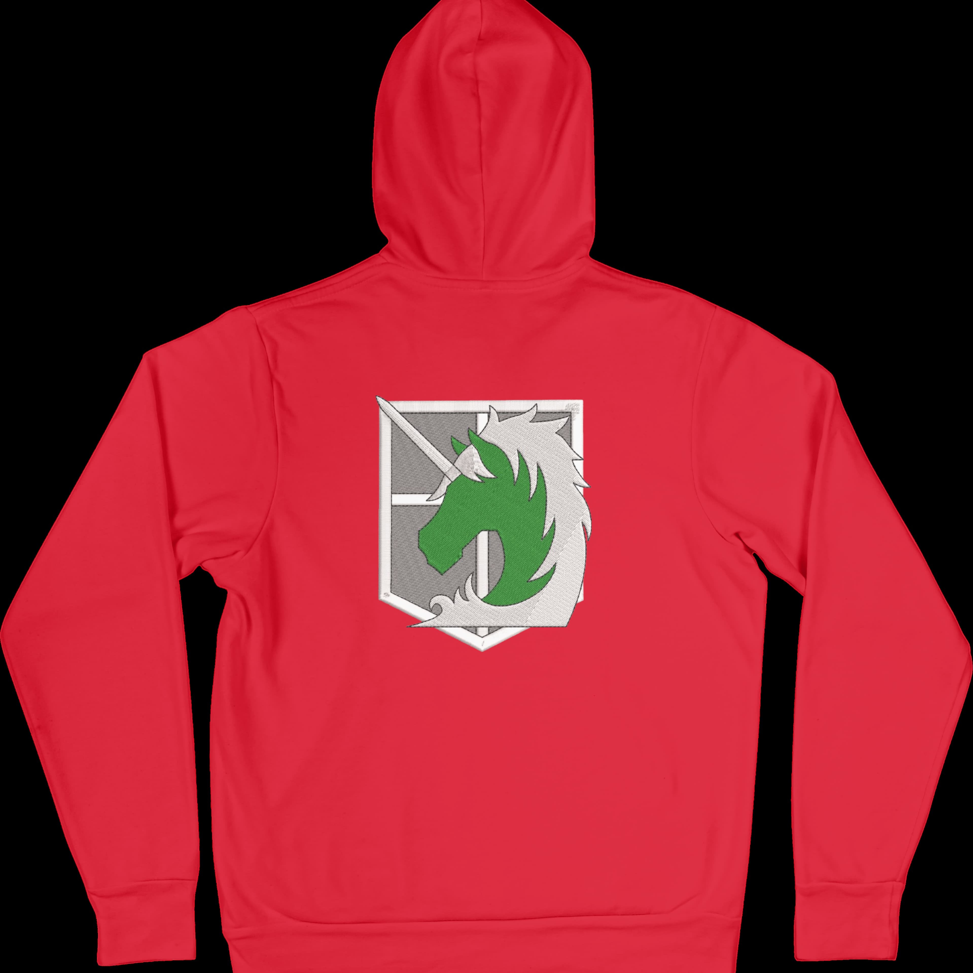 Felpa Ricamata Posteriormente Unisex – Morbida con Cappuccio e Tasca Frontale – Corpo di Gendarmeria