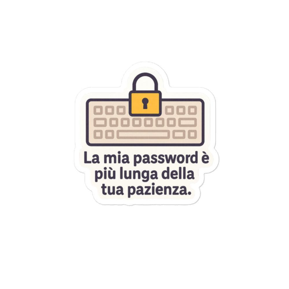 Sticker La Mia Password