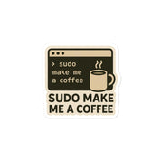 Sticker Sudo make me a coffee