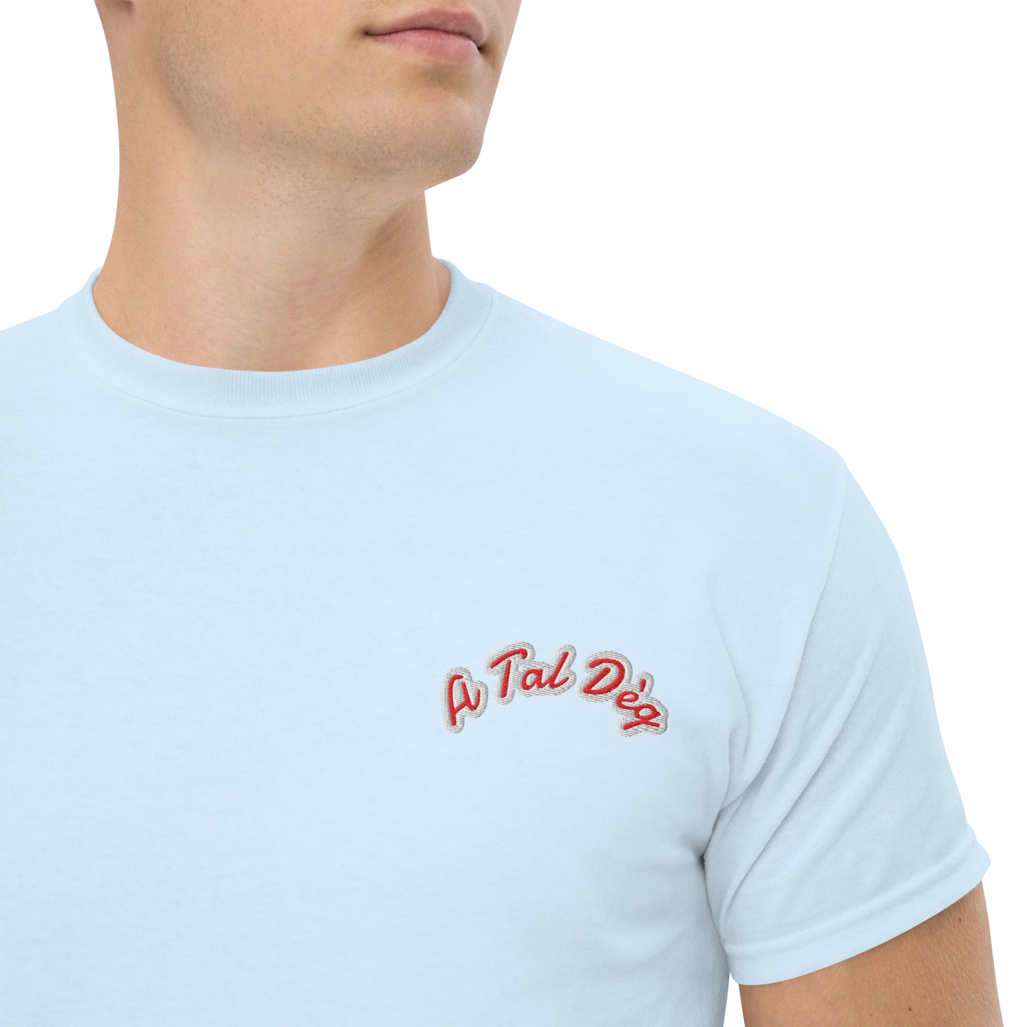 T-Shirt Unisex Ricamata 100% Cotone – Confortevole – Design A Tal Dèg-Biiply