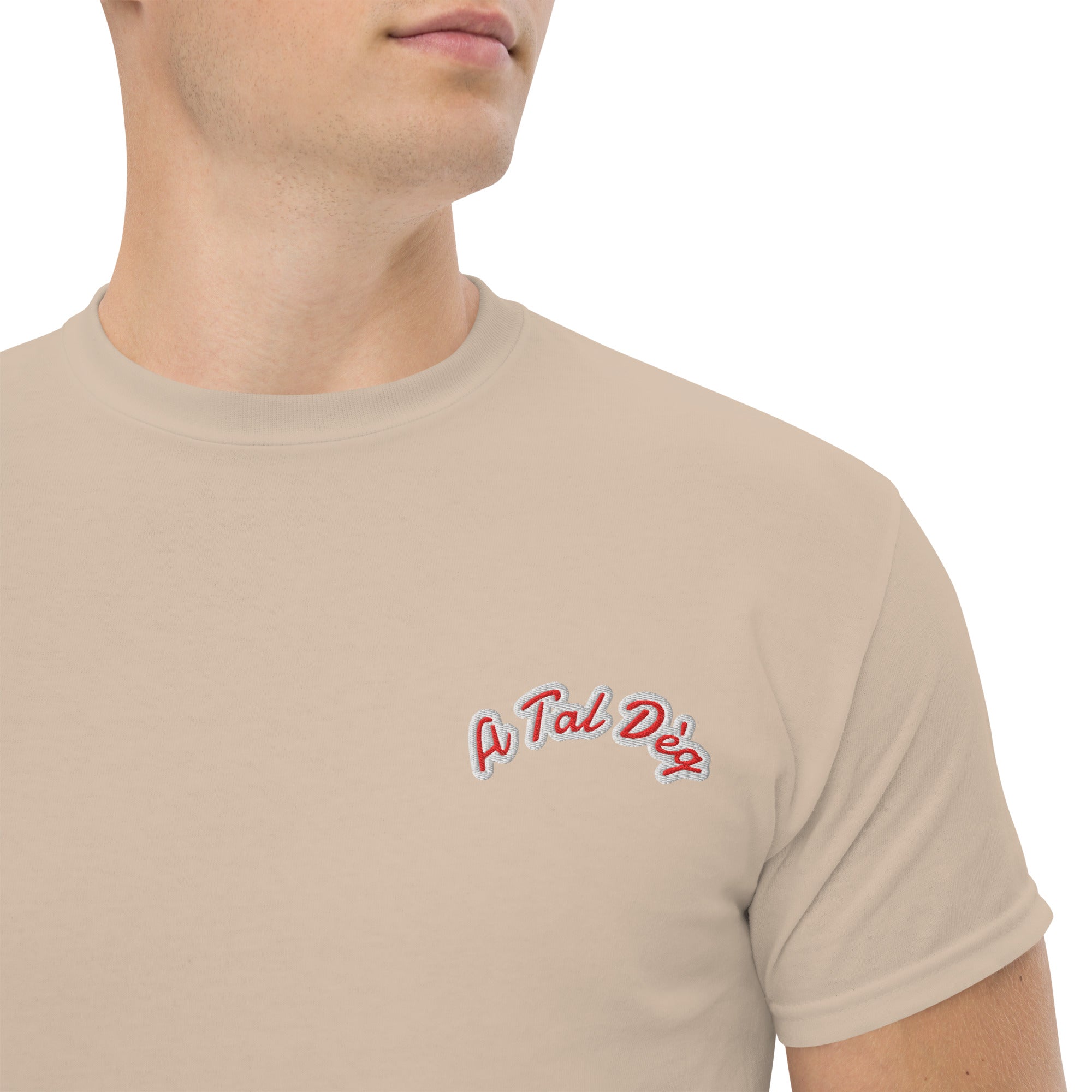 T-Shirt Unisex Ricamata 100% Cotone – Confortevole – Design A Tal Dèg-Biiply