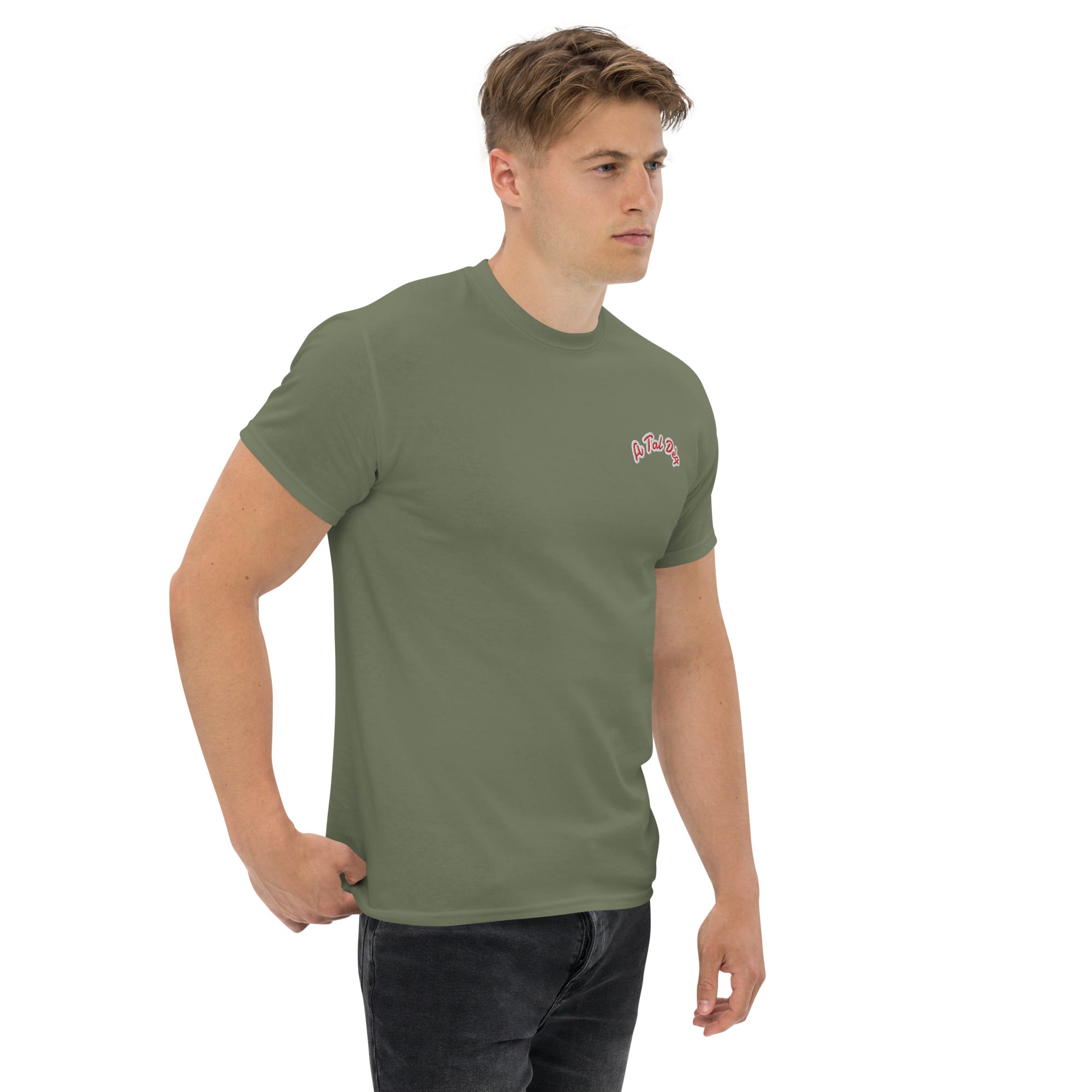 T-Shirt Unisex Ricamata 100% Cotone – Confortevole – Design A Tal Dèg-Biiply