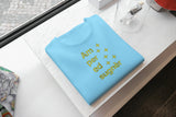 T-Shirt Unisex Ricamata 100% Cotone – Confortevole – Design Am Per Ed Sugnèr