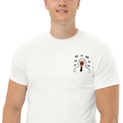 T-Shirt Unisex Ricamata 100% Cotone – Confortevole – Design Anatra HAAHAH-Biiply