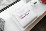T-Shirt Unisex Ricamata 100% Cotone – Confortevole – Design Anche secondo me è come dico io