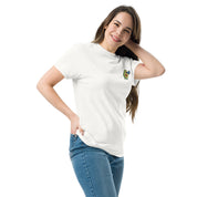 T-Shirt Unisex Ricamata 100% Cotone – Confortevole – Design Avocado-Biiply