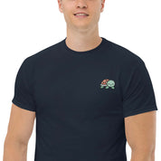 T-Shirt Unisex Ricamata 100% Cotone – Confortevole – Design Baby Testuggine-Biiply