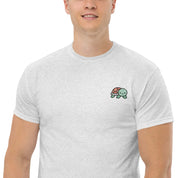 T-Shirt Unisex Ricamata 100% Cotone – Confortevole – Design Baby Testuggine-Biiply