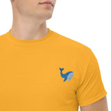 T-Shirt Unisex Ricamata 100% Cotone – Confortevole – Design Balena