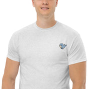 T-Shirt Unisex Ricamata 100% Cotone – Confortevole – Design Balena Piccola-Biiply