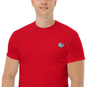 T-Shirt Unisex Ricamata 100% Cotone – Confortevole – Design Balena Piccola-Biiply