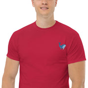 T-Shirt Unisex Ricamata 100% Cotone – Confortevole – Design Balena-Biiply