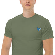T-Shirt Unisex Ricamata 100% Cotone – Confortevole – Design Balena-Biiply