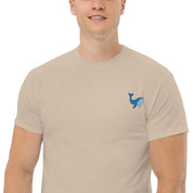 T-Shirt Unisex Ricamata 100% Cotone – Confortevole – Design Balena-Biiply