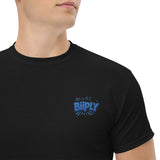 Camiseta Unisex Bordada 100% Algodón – Cómoda – Diseño BiiPly Logo Splash