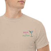 T-Shirt Unisex Ricamata 100% Cotone – Confortevole – Design Bikini & Martini-Biiply