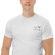 T-Shirt Unisex Ricamata 100% Cotone – Confortevole – Design Bikini & Martini-Biiply