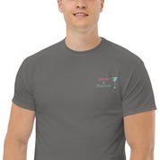 T-Shirt Unisex Ricamata 100% Cotone – Confortevole – Design Bikini & Martini-Biiply