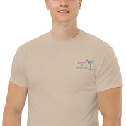 T-Shirt Unisex Ricamata 100% Cotone – Confortevole – Design Bikini & Martini-Biiply