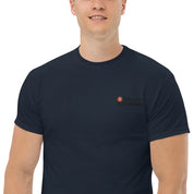 T-Shirt Unisex Ricamata 100% Cotone – Confortevole – Design Bitcoin Because Fuck Bank-Biiply