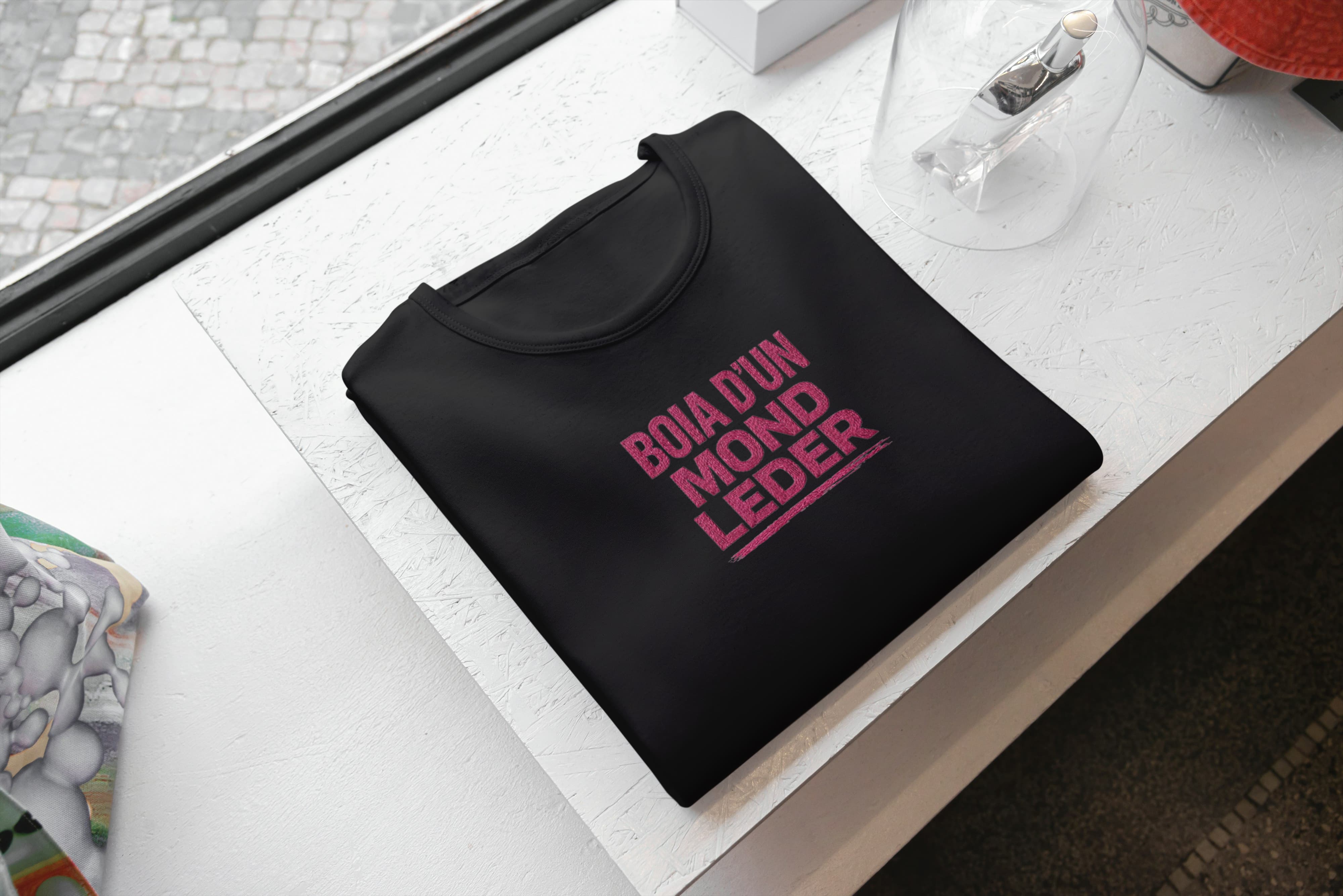 T-Shirt Unisex Ricamata 100% Cotone – Confortevole – Design Boia-Biiply