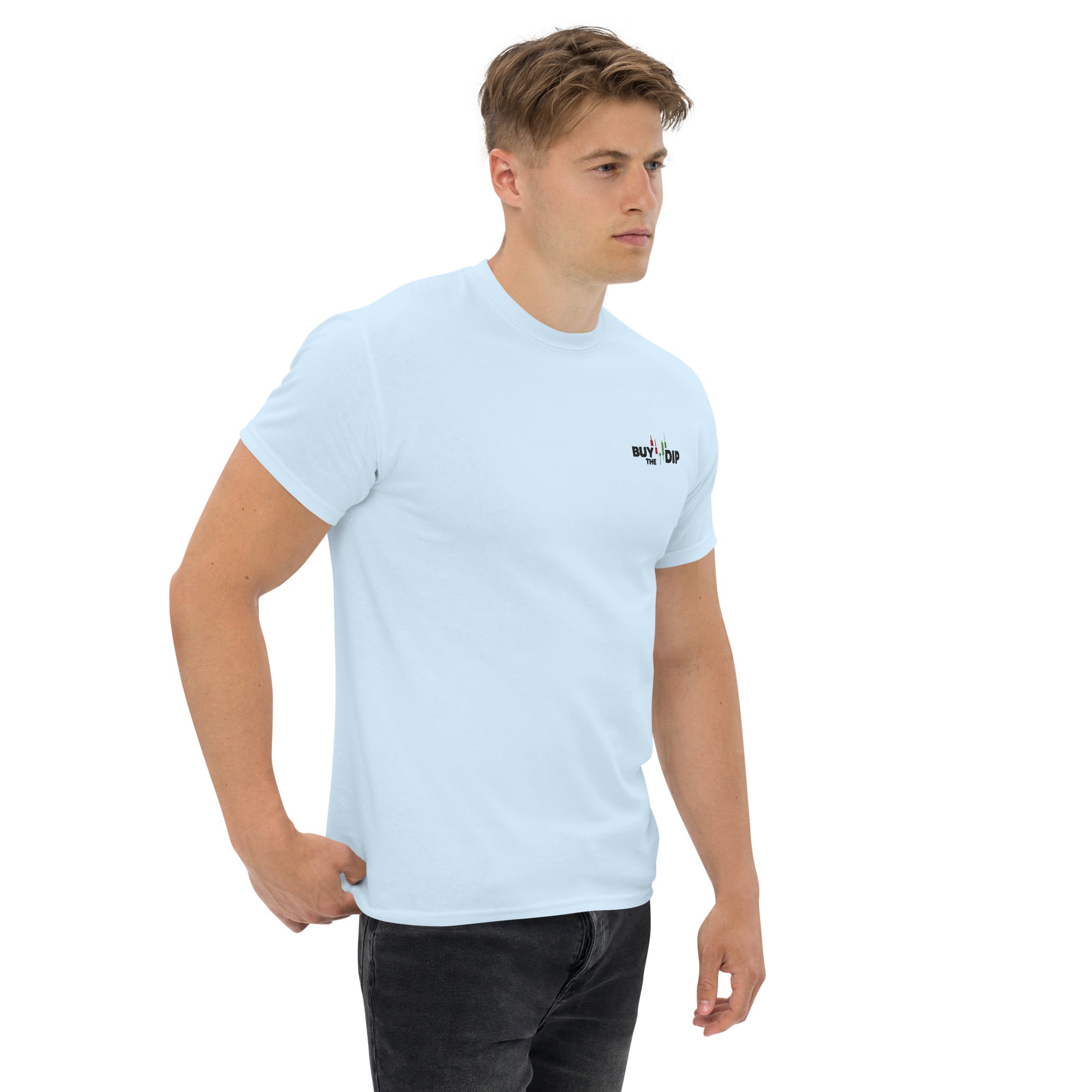 T-Shirt Unisex Ricamata 100% Cotone – Confortevole – Design Buy The Dip-Biiply