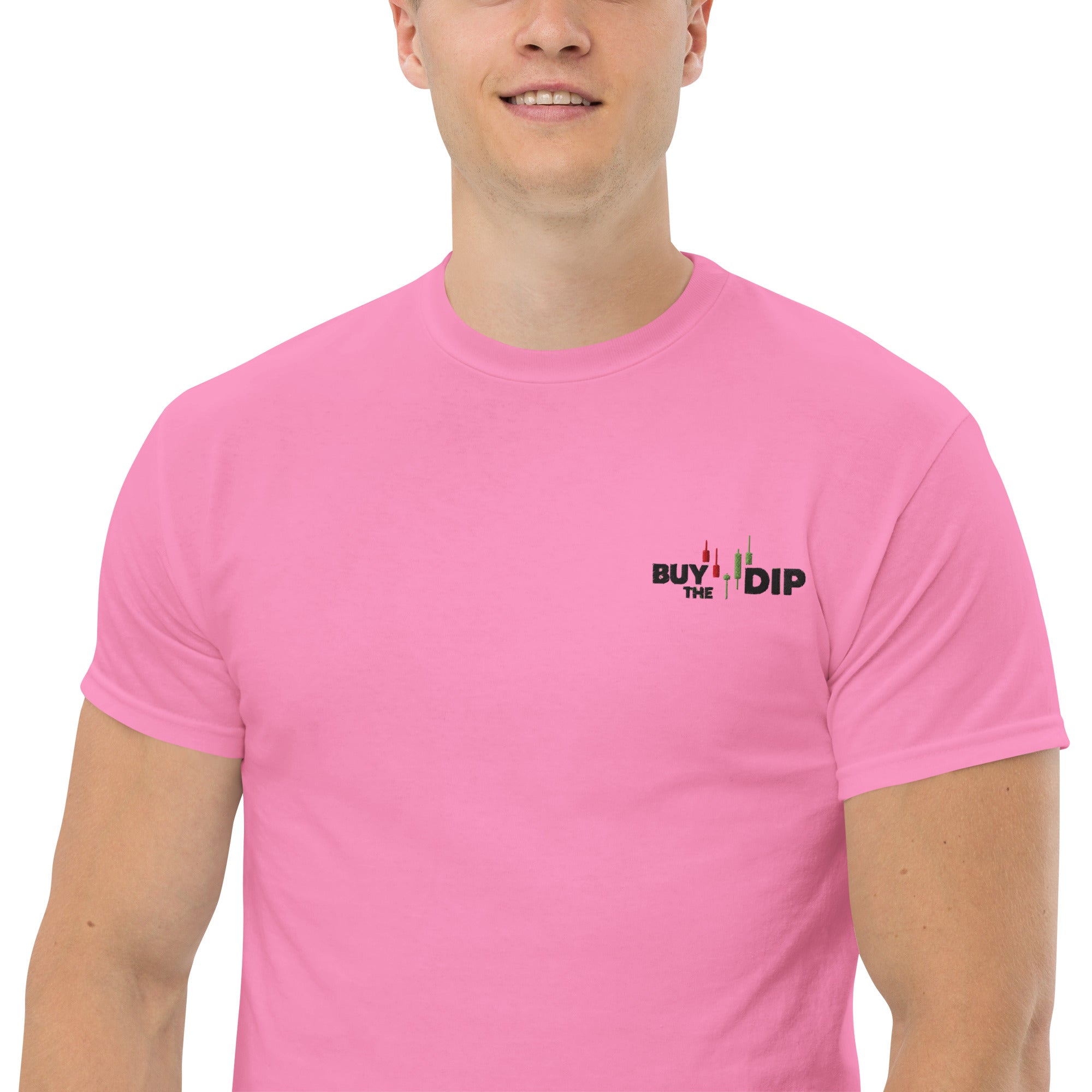 T-Shirt Unisex Ricamata 100% Cotone – Confortevole – Design Buy The Dip-Biiply