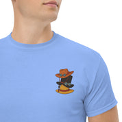 T-Shirt Unisex Ricamata 100% Cotone – Confortevole – Design Cappelli dei Pirati-Biiply