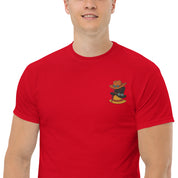 T-Shirt Unisex Ricamata 100% Cotone – Confortevole – Design Cappelli dei Pirati-Biiply