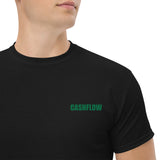 T-Shirt Unisex Ricamata 100% Cotone – Confortevole – Design Cashflow