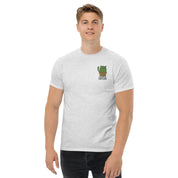 T-Shirt Unisex Ricamata 100% Cotone – Confortevole – Design Catcus-Biiply
