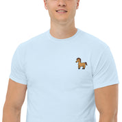 T-Shirt Unisex Ricamata 100% Cotone – Confortevole – Design Cavallo-Biiply