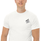 T-Shirt Unisex Ricamata 100% Cotone – Confortevole – Design Ciak mi girano-Biiply