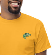 T-Shirt Unisex Ricamata 100% Cotone – Confortevole – Design Coccodrillo-Biiply