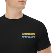 T-Shirt Unisex Ricamata 100% Cotone – Confortevole – Design Coordinate Modena-Biiply