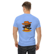 T-Shirt Unisex Ricamata 100% Cotone – Confortevole – Design Design Cappello di Paglia-Biiply