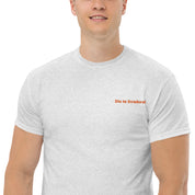 T-Shirt Unisex Ricamata 100% Cotone – Confortevole – Design Dio te stradora-Biiply