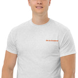 T-Shirt Unisex Ricamata 100% Cotone – Confortevole – Design Dio te stradora