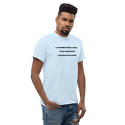 T-Shirt Unisex Ricamata 100% Cotone – Confortevole – Design Discùter Con Un Caiòun!-Biiply