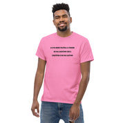 T-Shirt Unisex Ricamata 100% Cotone – Confortevole – Design Discùter Con Un Caiòun!-Biiply