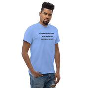T-Shirt Unisex Ricamata 100% Cotone – Confortevole – Design Discùter Con Un Caiòun!-Biiply