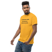 T-Shirt Unisex Ricamata 100% Cotone – Confortevole – Design Discùter Con Un Caiòun!-Biiply