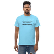 T-Shirt Unisex Ricamata 100% Cotone – Confortevole – Design Discùter Con Un Caiòun!-Biiply