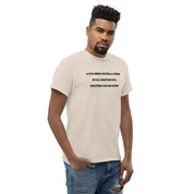 T-Shirt Unisex Ricamata 100% Cotone – Confortevole – Design Discùter Con Un Caiòun!-Biiply