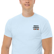 T-Shirt Unisex Ricamata 100% Cotone – Confortevole – Design Divertiti a Rimanere Povero BTC-Biiply