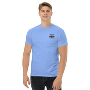 T-Shirt Unisex Ricamata 100% Cotone – Confortevole – Design Divertiti a Rimanere Povero BTC-Biiply